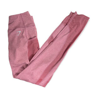 Gymshark leggings Dry Moisture Management mesh detail pockets women's size S